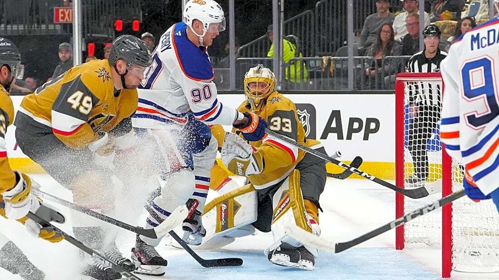 Oilers complete the comeback vs. Golden Knights in Game 1