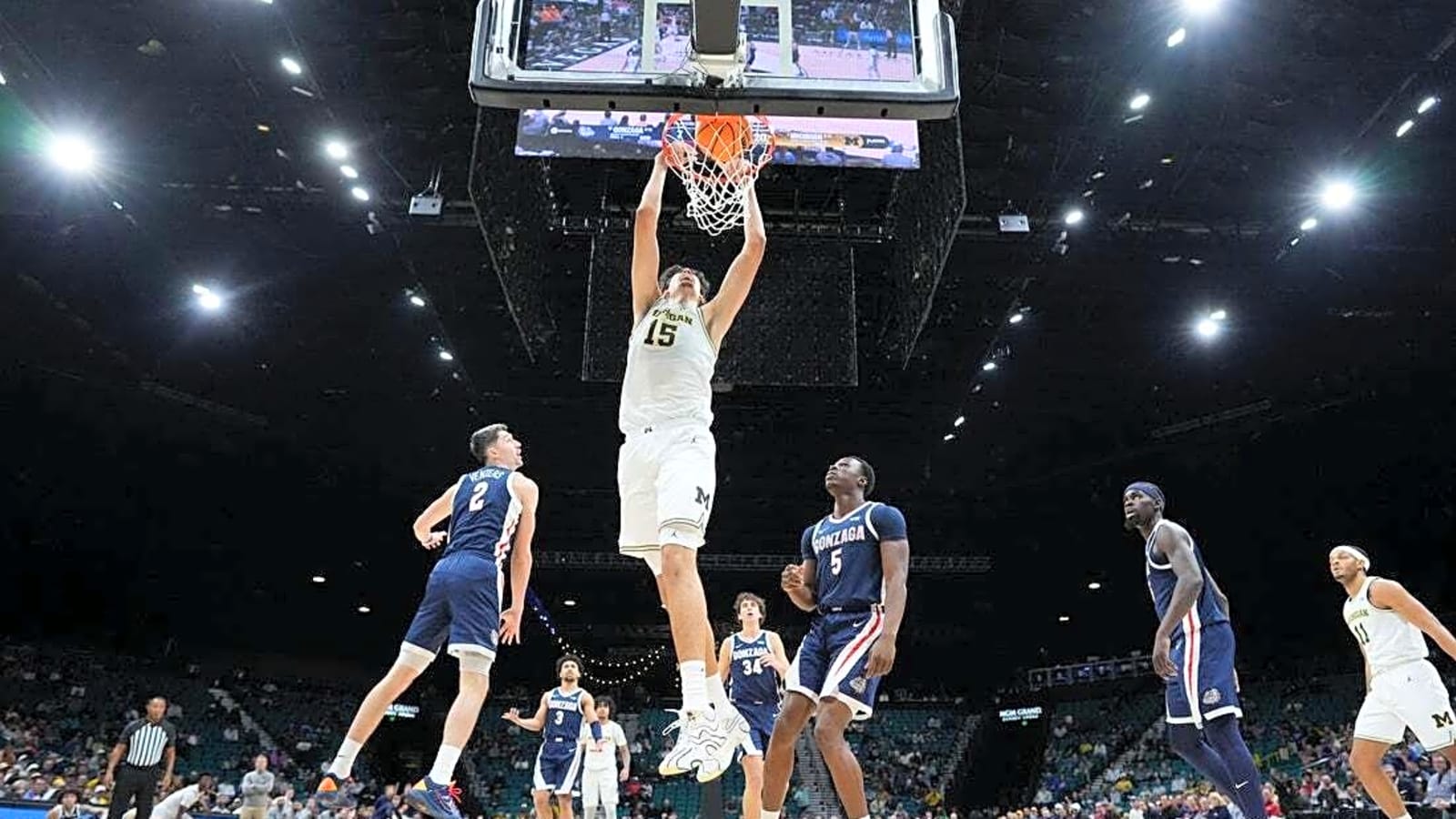 Top 25 roundup: No. 7 Michigan rolls past No. 12 Gonzaga for $1M payday