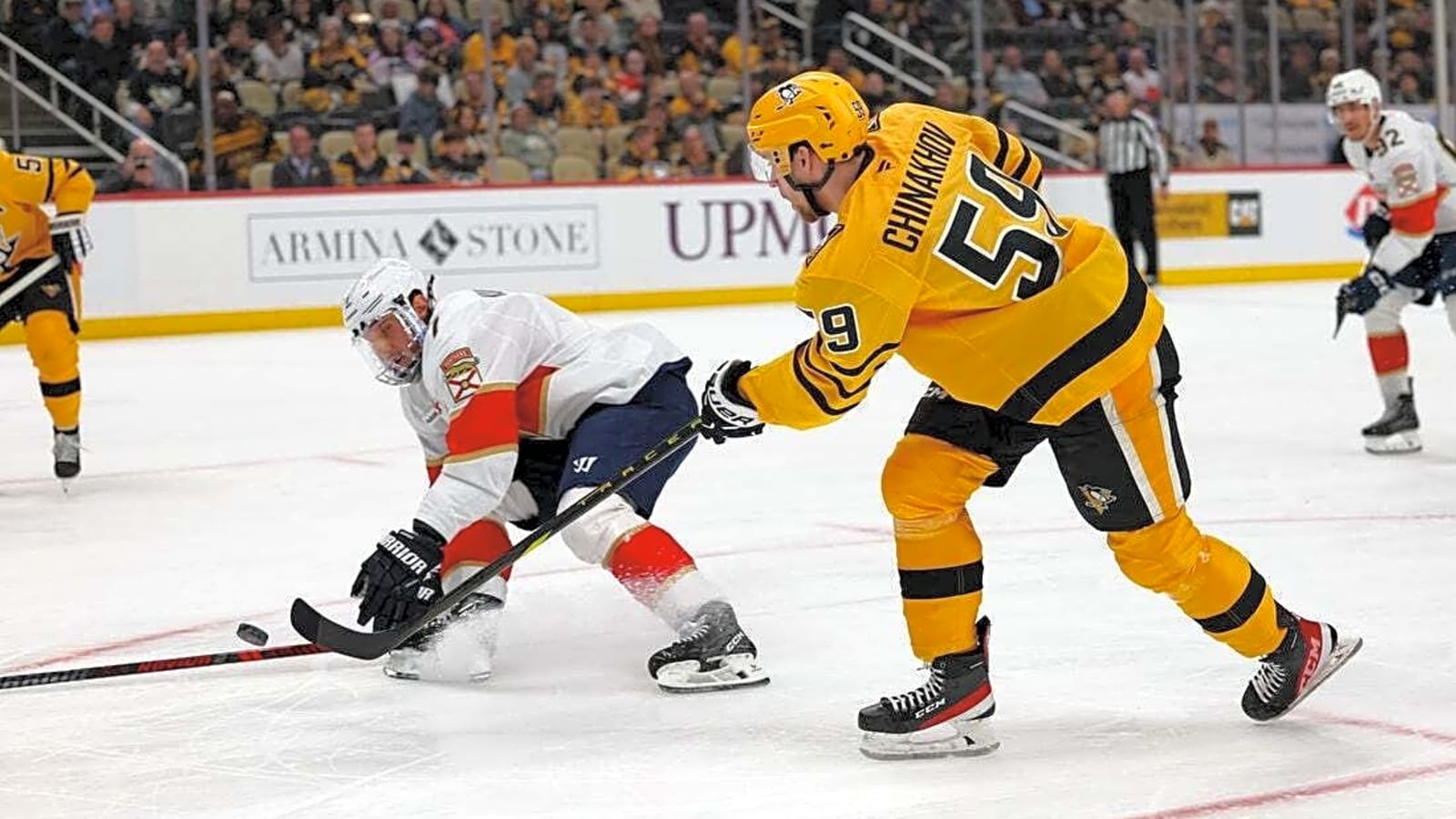 Penguins sign F Egor Chinakhov, G Arturs Silovs