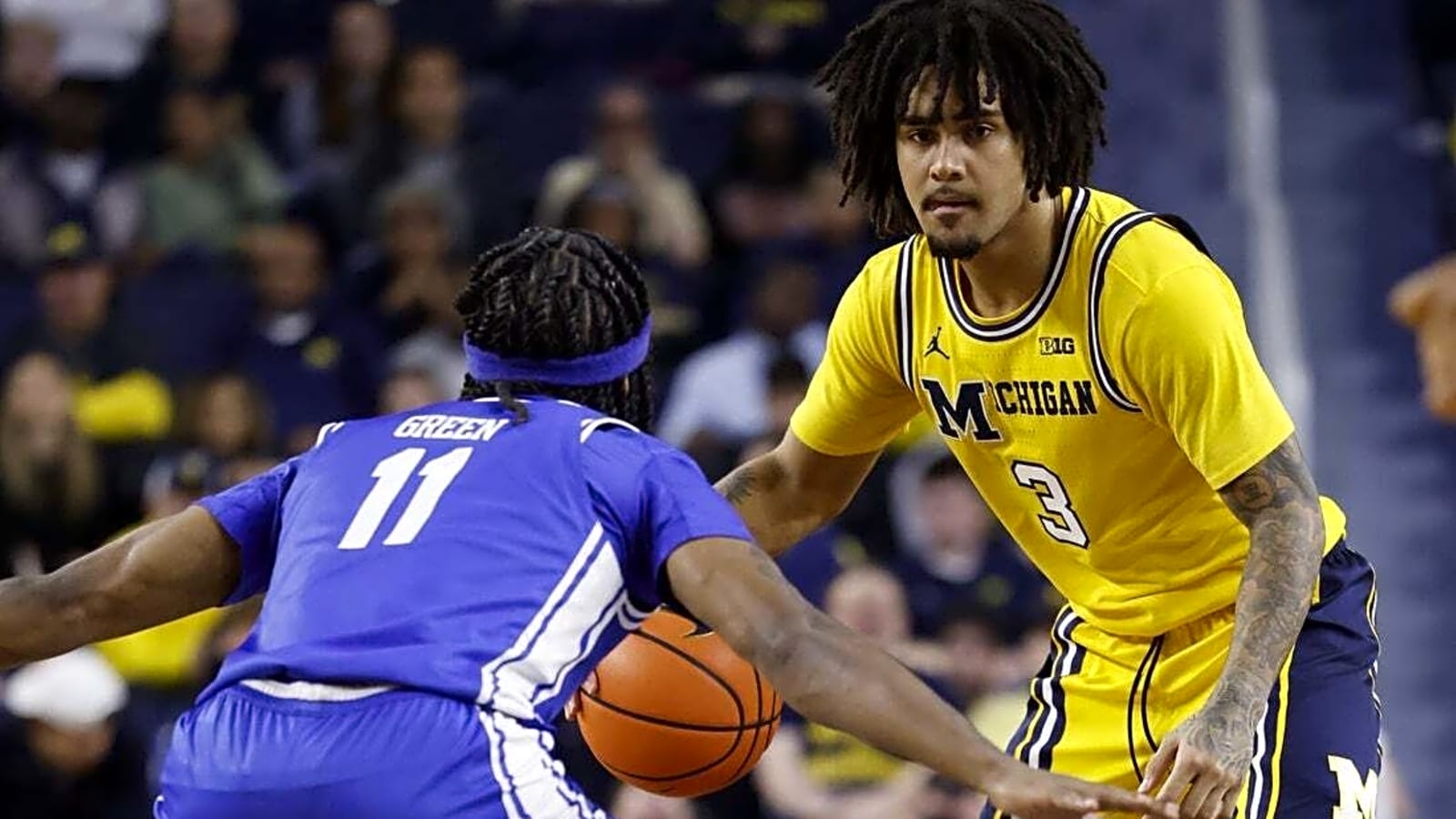 Yaxel Lendeborg scores 25 as No. 7 Michigan separates from Middle Tennessee