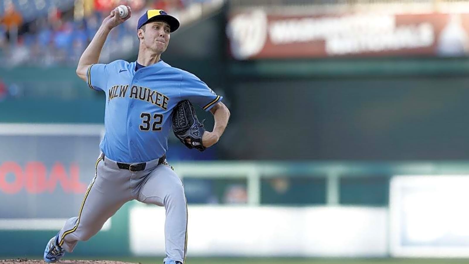 Jacob Misiorowski, William Contreras power Brewers past Nationals