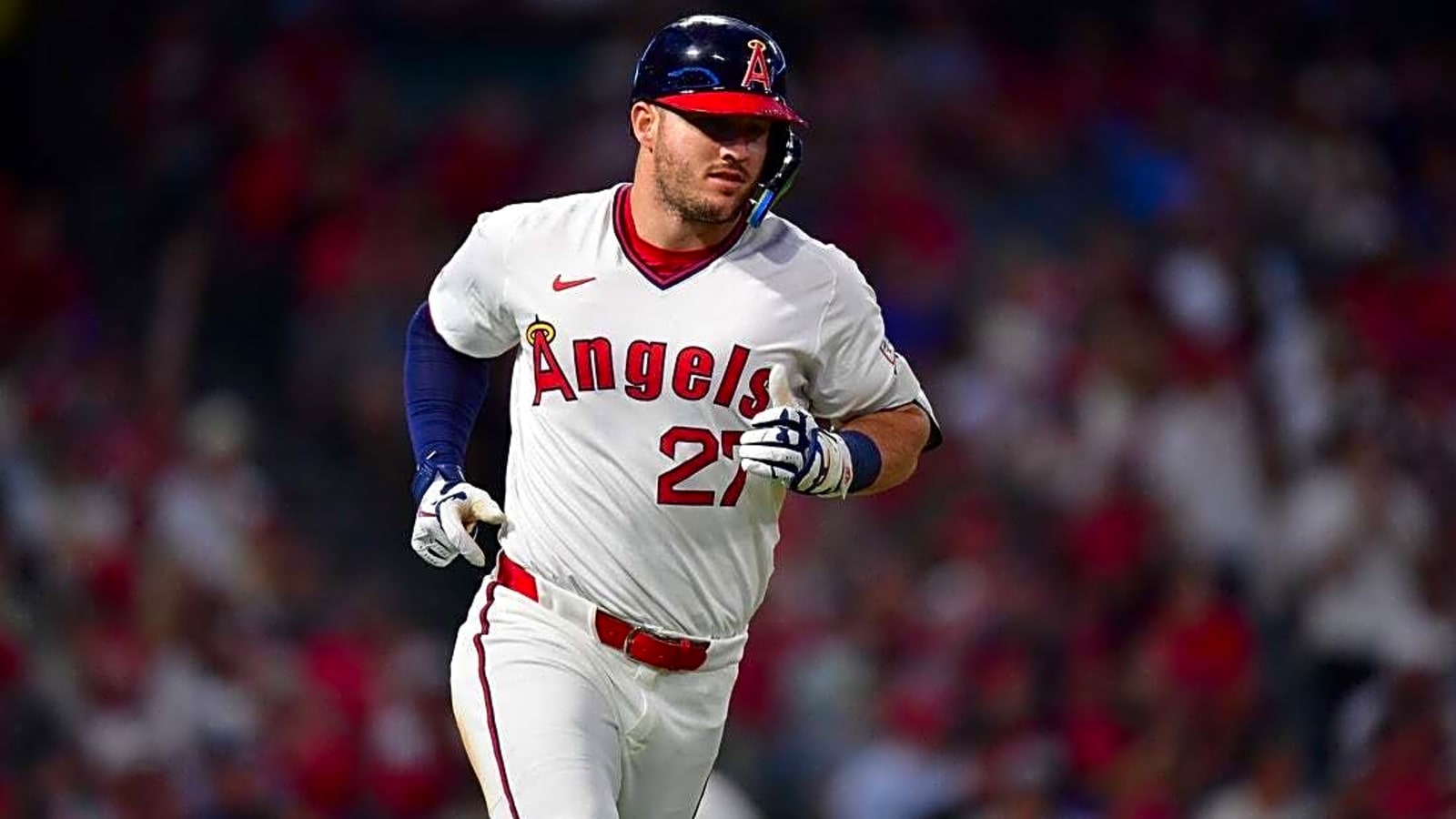 Mike Trout, Angels out to end series against Rangers with a bang