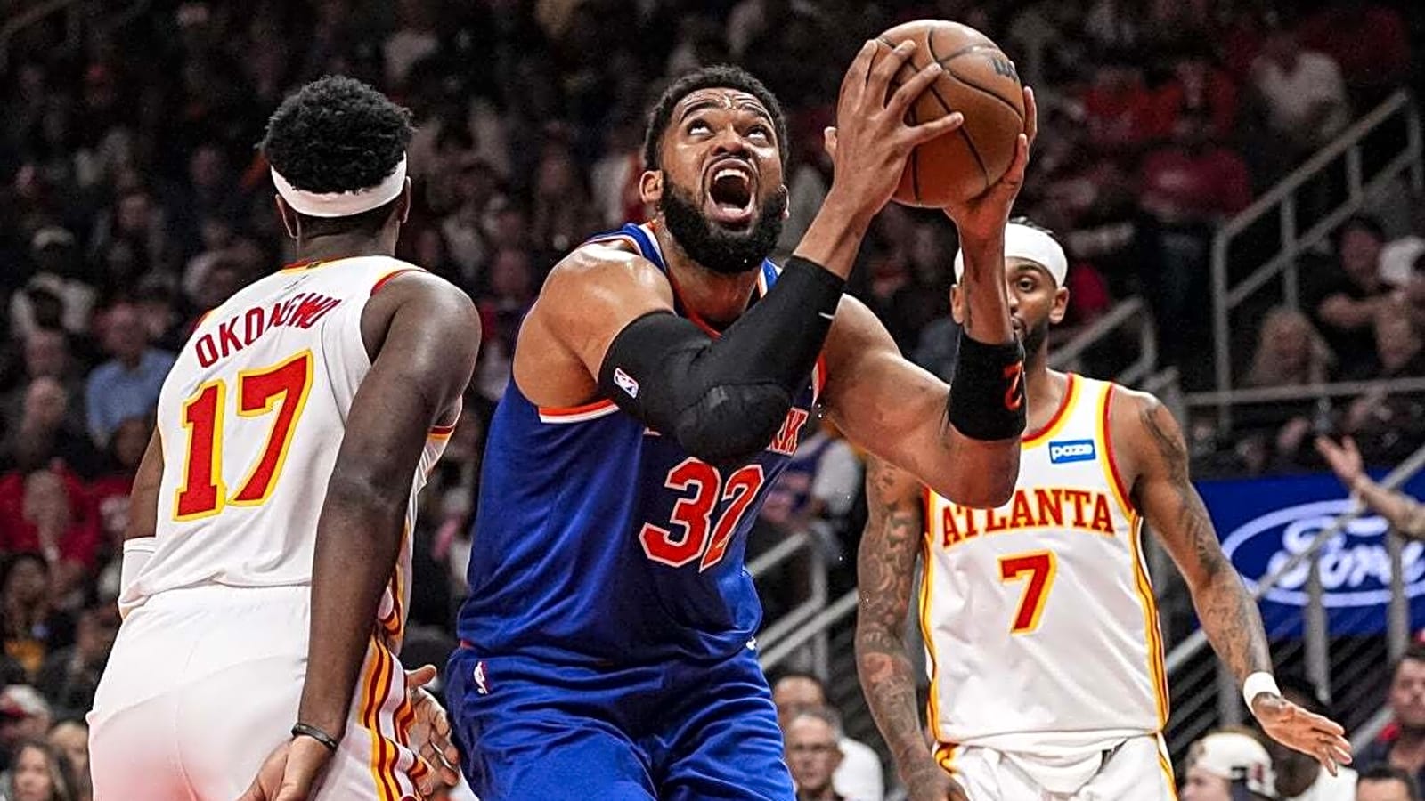 Knicks even series as Hawks can't contain Karl Anthony-Towns (triple-double)