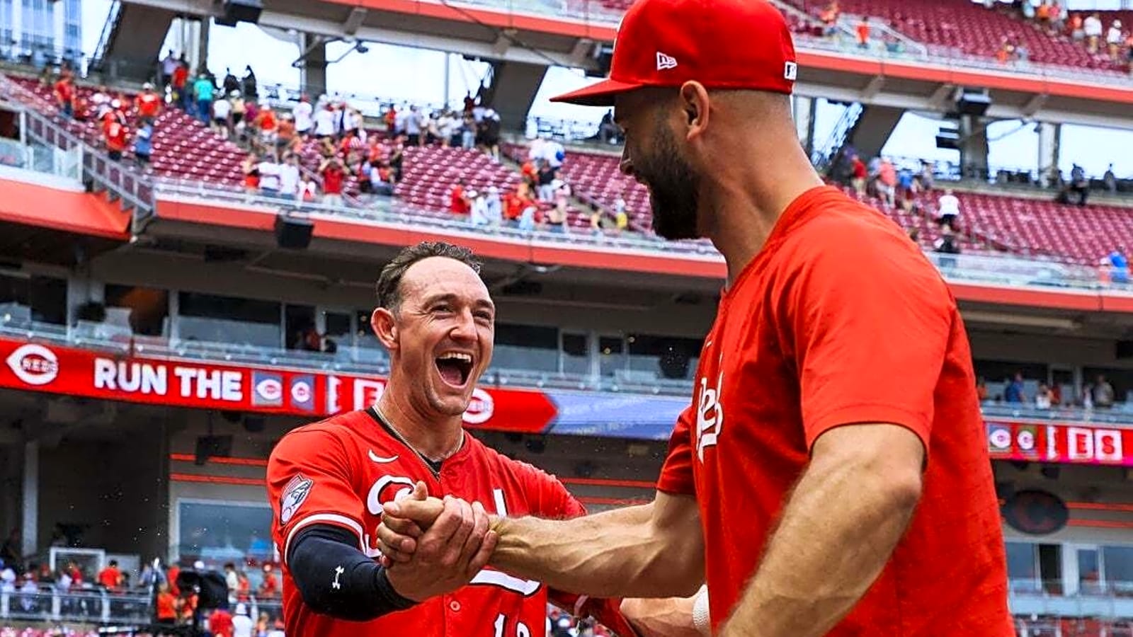 Reds take emotional win into series opener vs. Angels