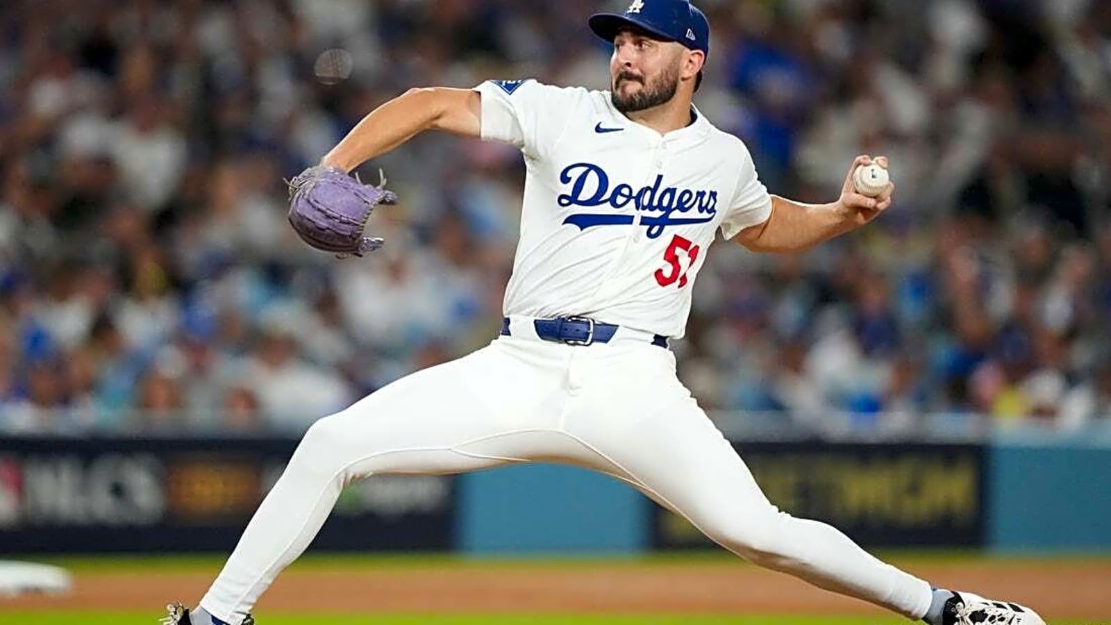 Dodgers LHP Alex Vesia (family matter) left off World Series roster