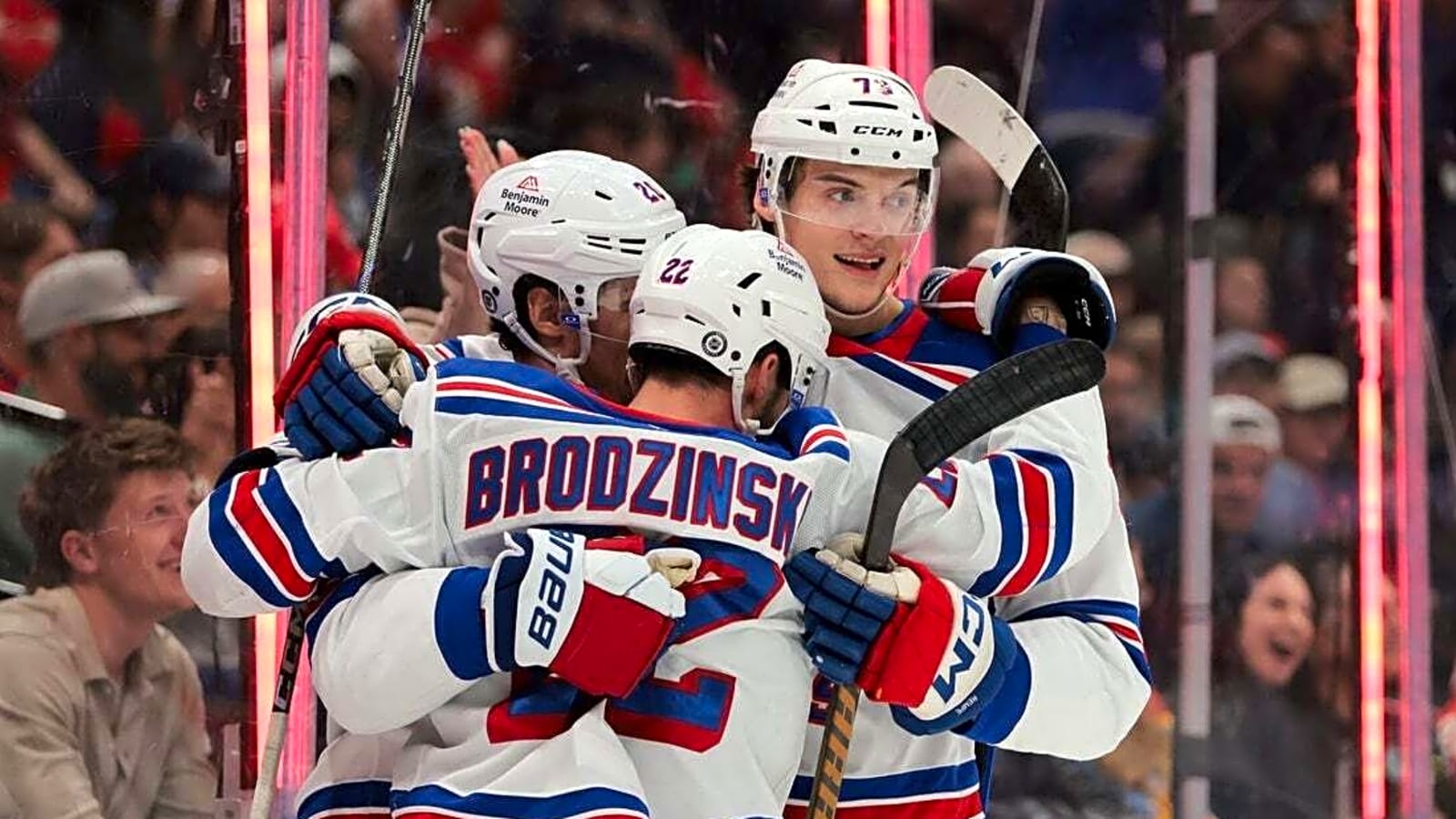 Rangers take out frustrations on Panthers