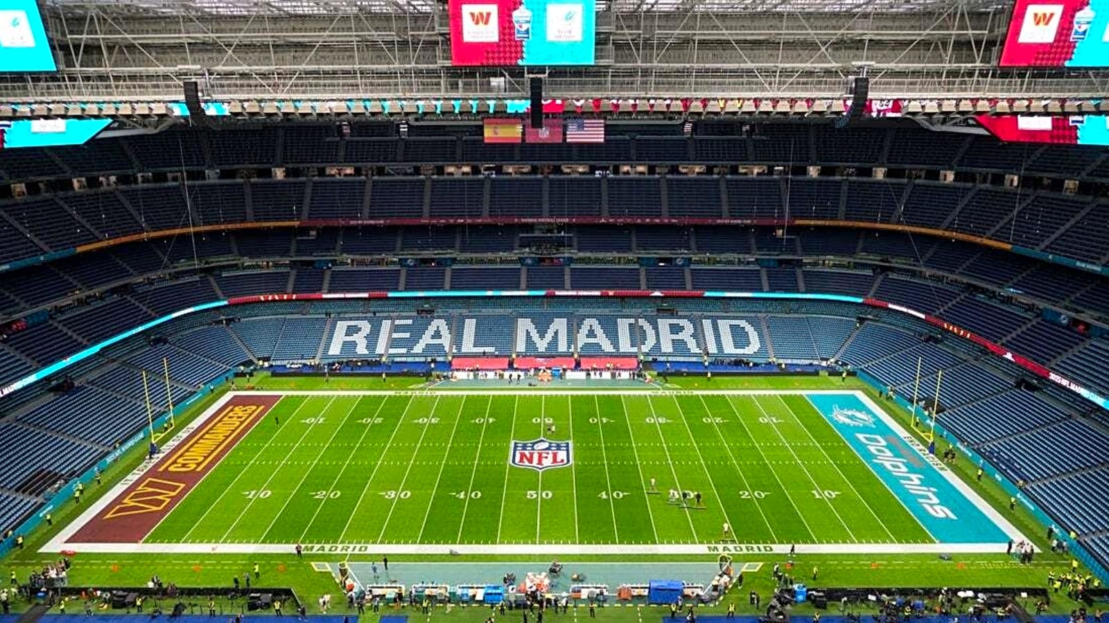 Dolphins go overtime to knock off Commanders in Spain