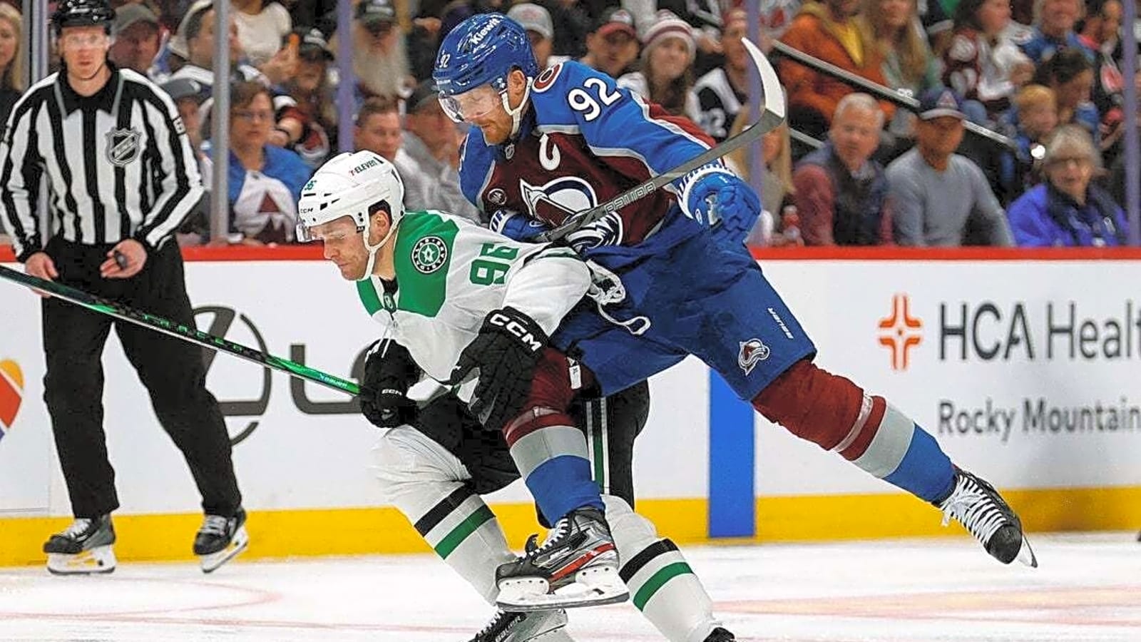 Stars prevail in OT to spoil Gabriel Landeskog&#39;s return for Avalanche