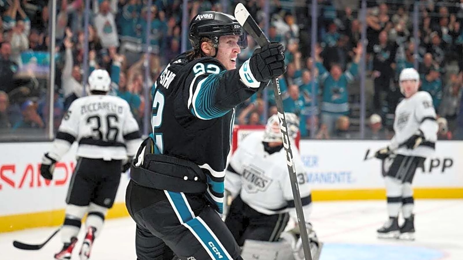 Igor Chernyshov's OT goal lifts Sharks past Kings