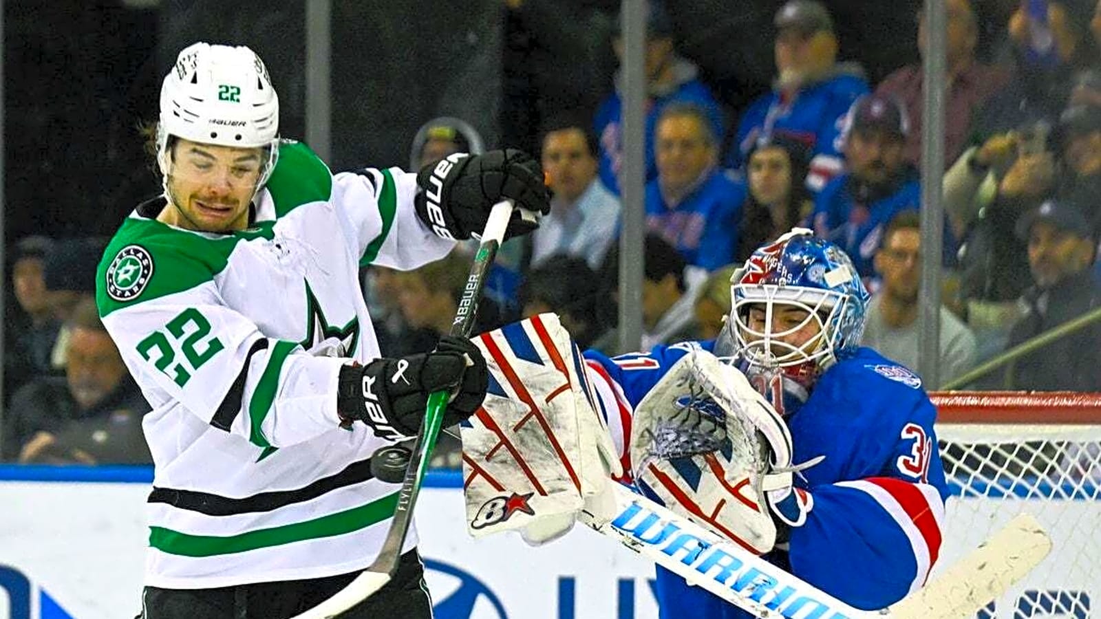 Vladislav Gavrikov&#39;s OT tally takes Rangers past Stars