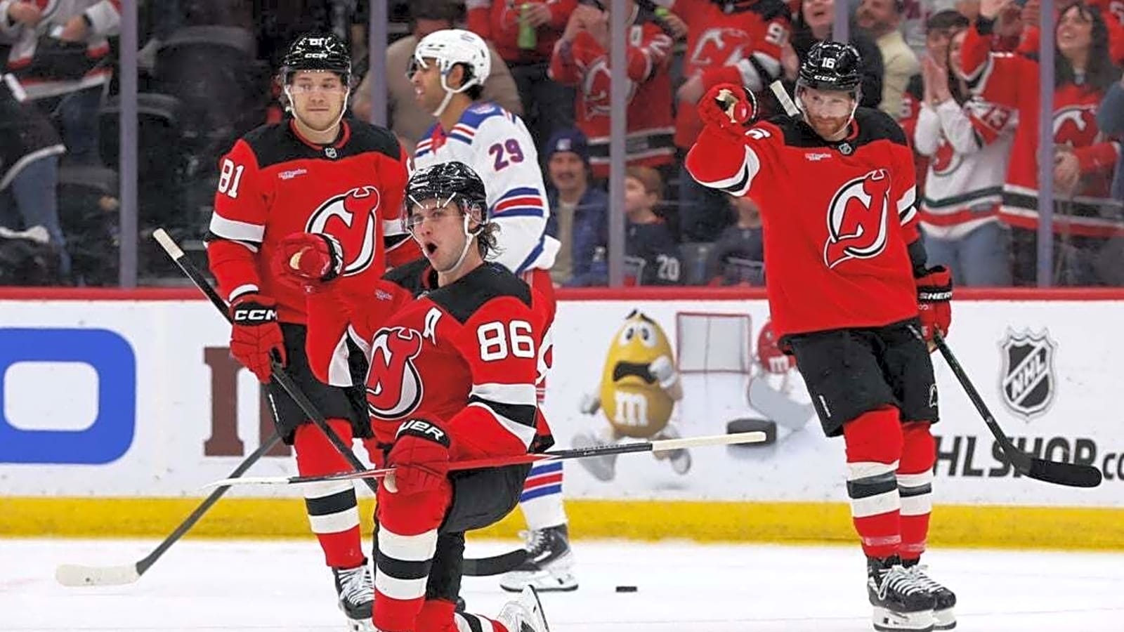 Jack Hughes, Devils bid to sweep season series from Rangers