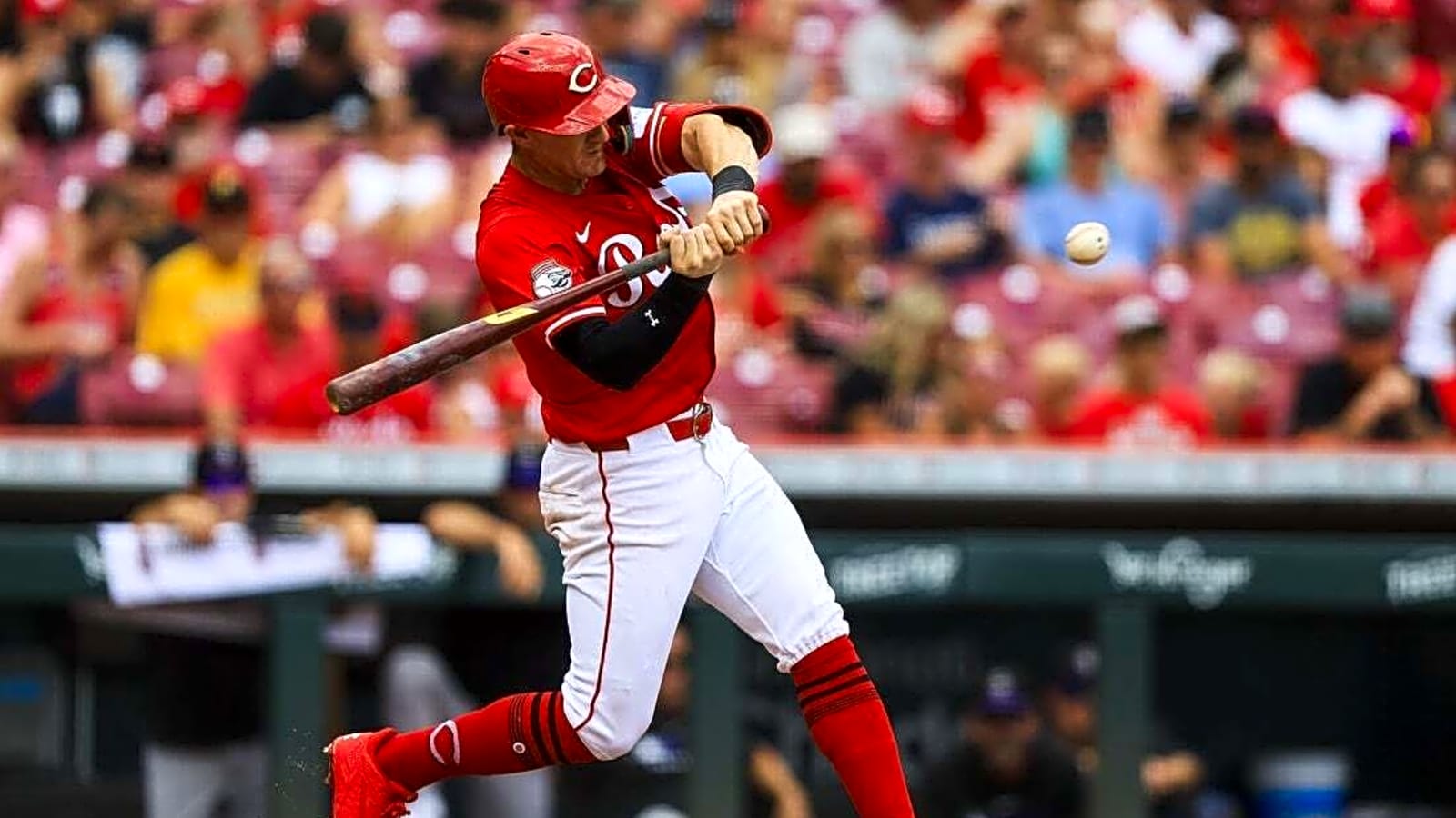 Reds head into All-Star break with 50 wins after rallying past Rockies