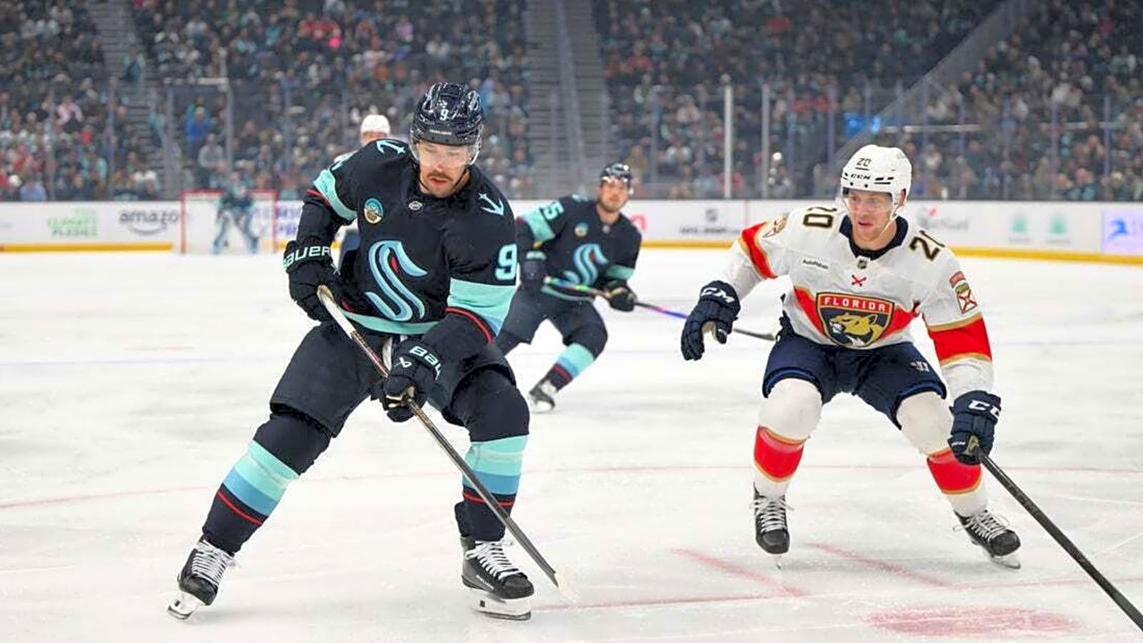 Kraken rout Panthers to move past Sharks into playoff position