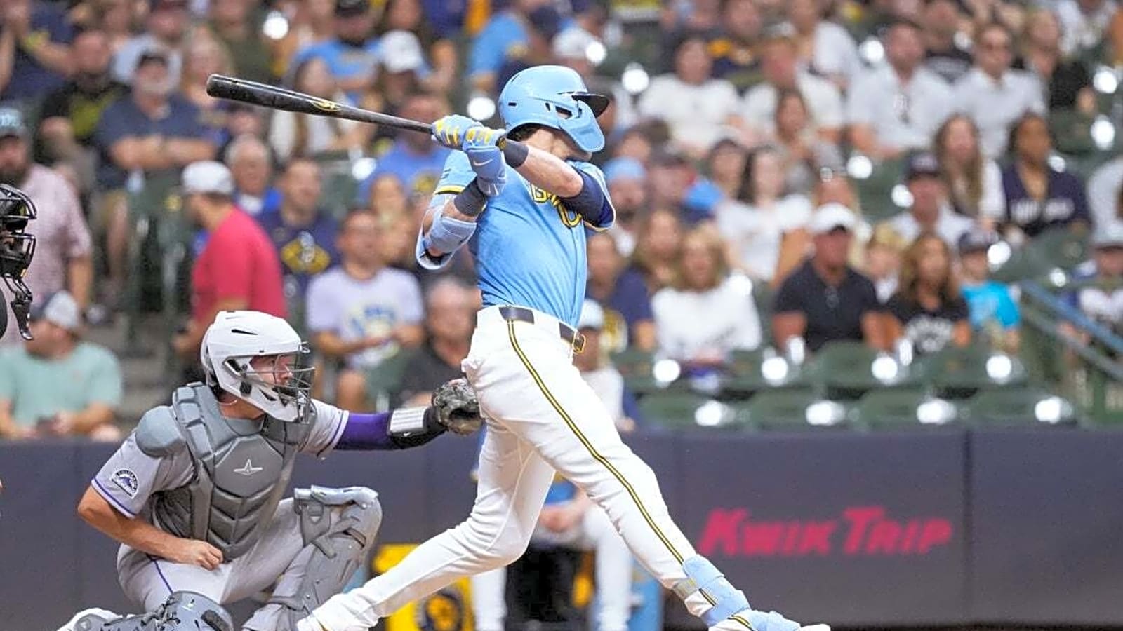 Jackson Chourio&#39;s big night lifts Brewers over Rockies