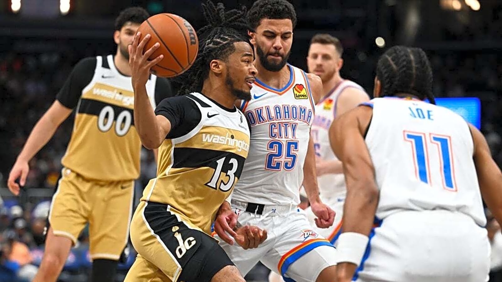 Thunder's win streak at 11 as Wizards lose 15th straight