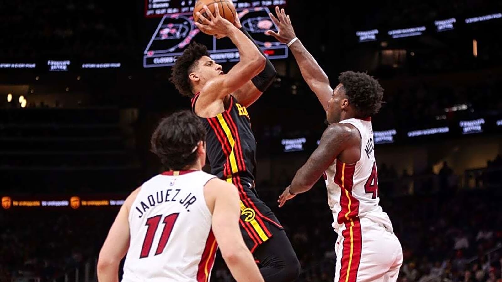 Heat, Hawks clash with major playoff implications