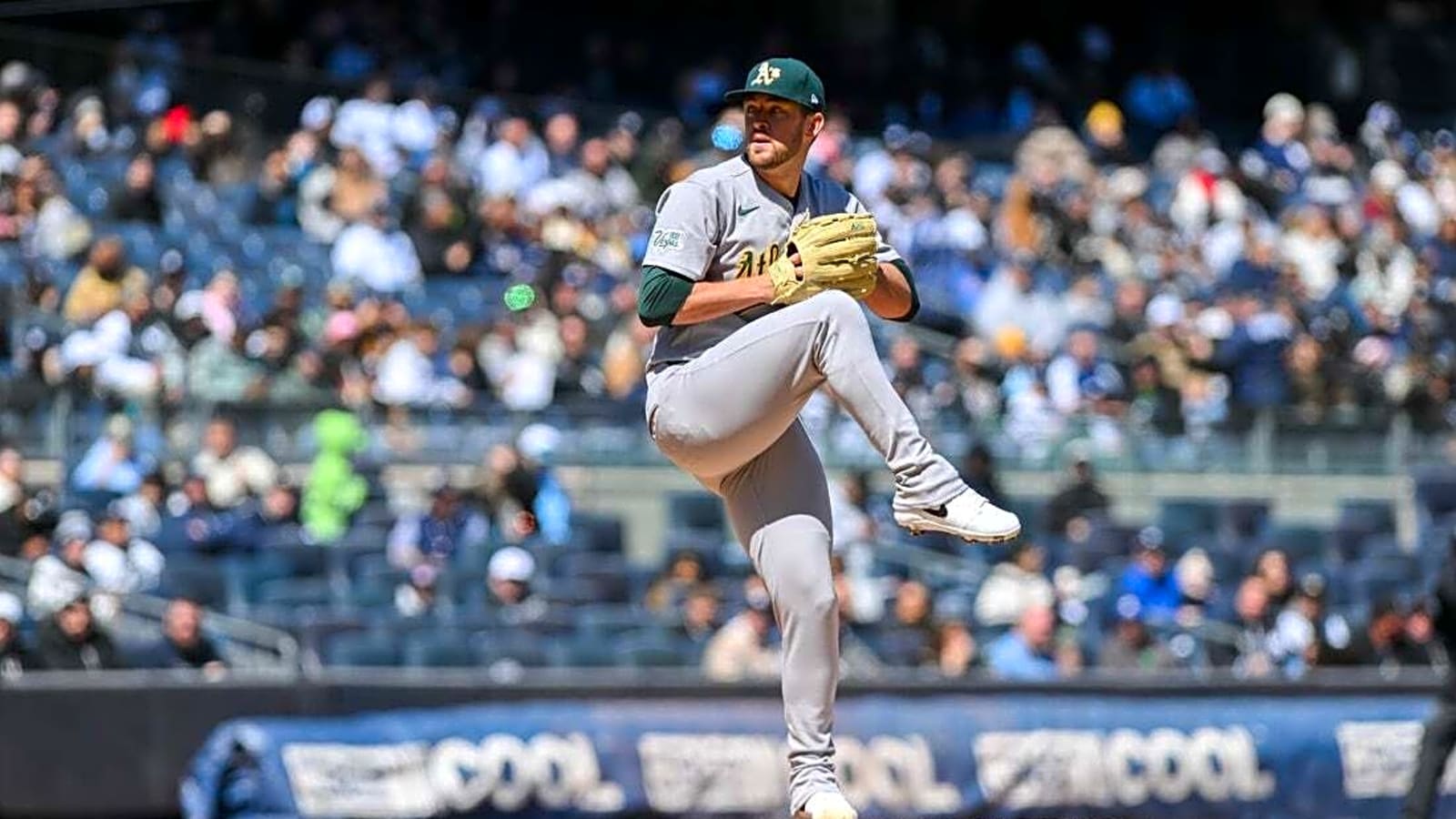 Athletics' Jeffrey Springs dominates Yanks in 1-hit shutout