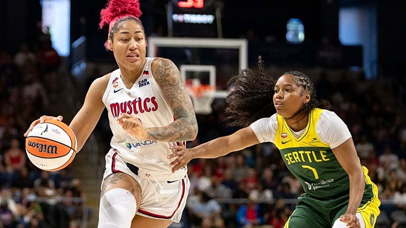 Shakira Austin scores 27 to rally Mystics past Storm