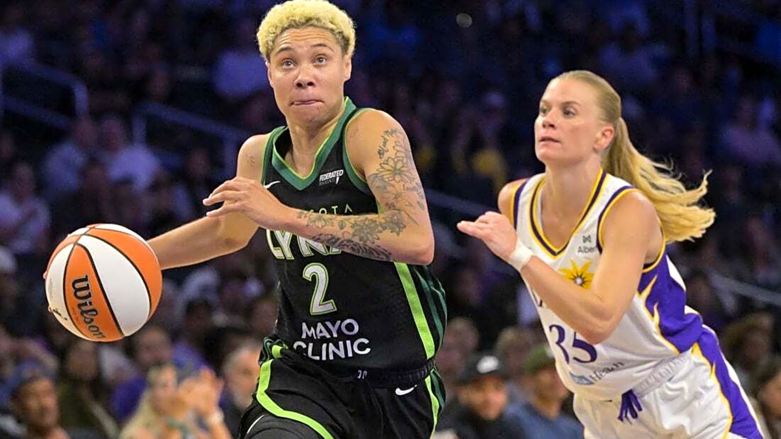 Natisha Hiedeman, Lynx surge past Sparks