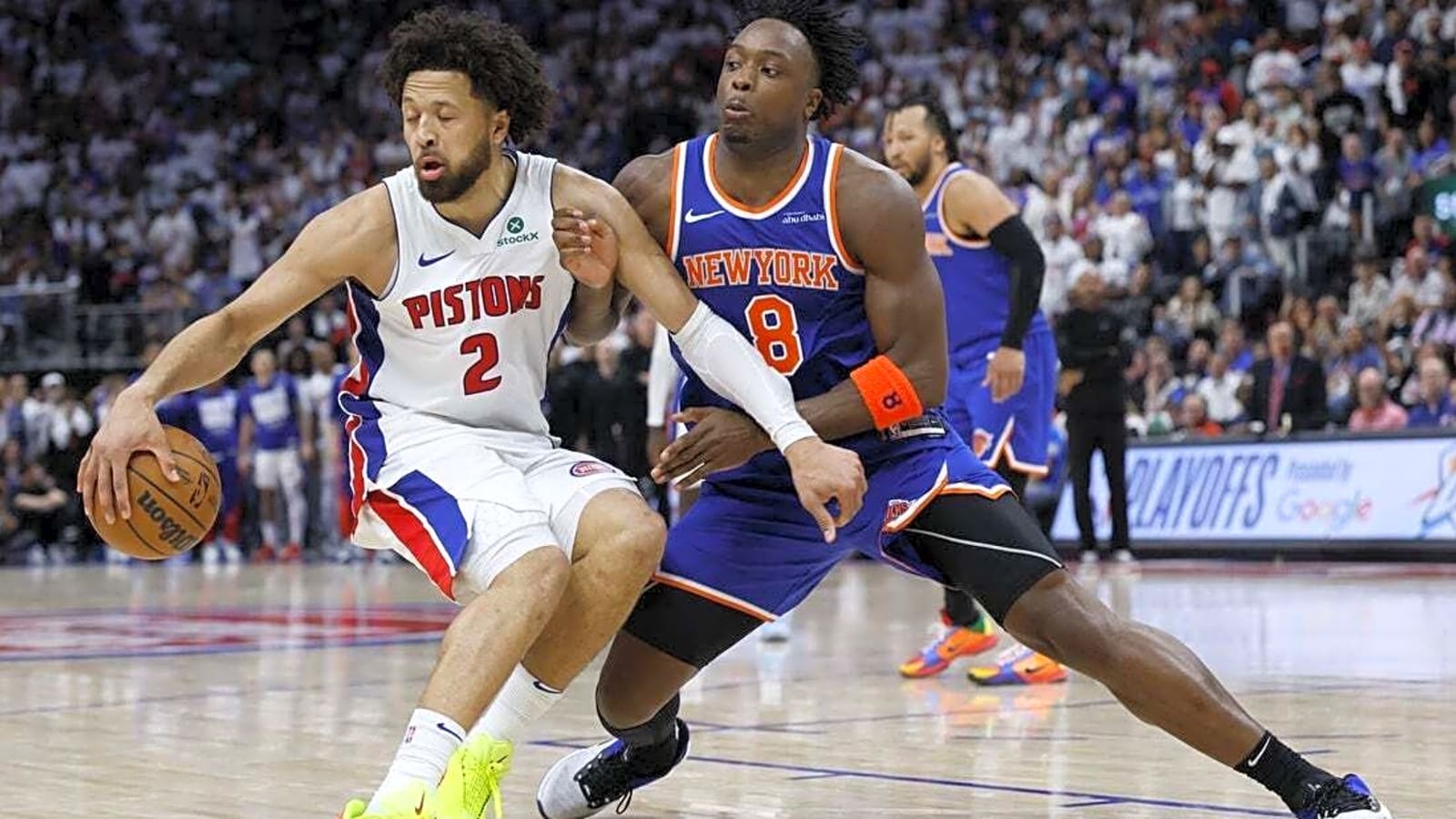 &#39;Committed&#39; Pistons out to even series with Knicks in Game 4