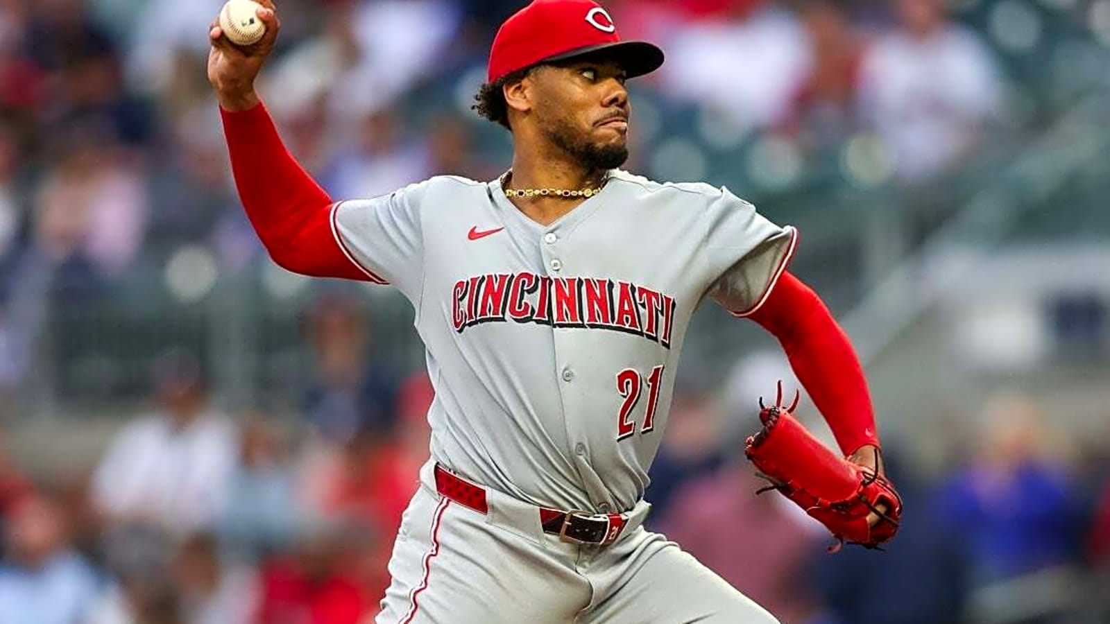 Reds RHP Hunter Greene (groin) exits after 3 innings