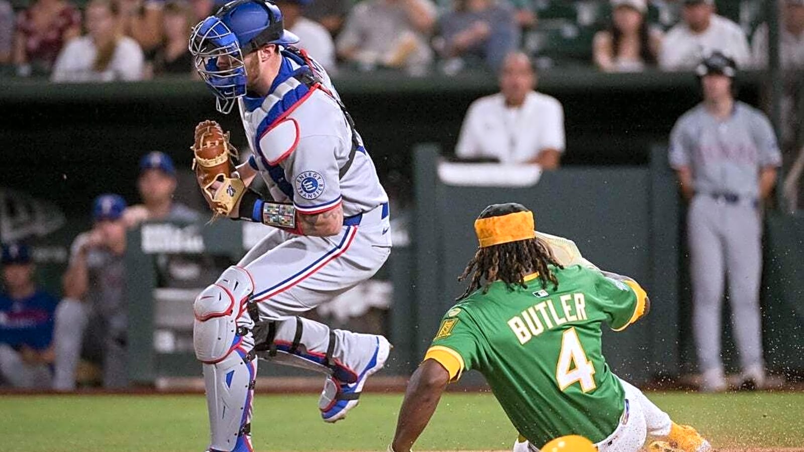Jonah Heim, Michael Helman blast Rangers past A&#39;s