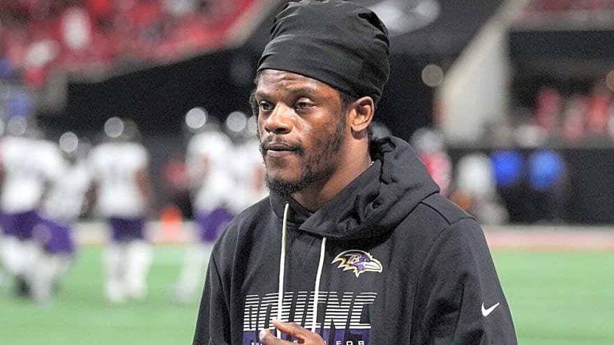 Lamar Jackson idle, Ravens hopeful he's ready for Browns