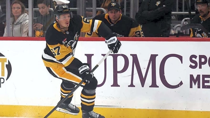 Penguins F Rickard Rakell (hand) out 6-8 weeks