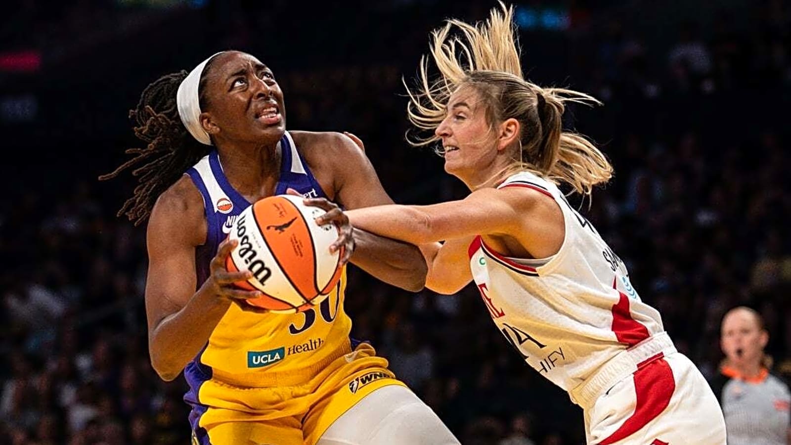 Nneka Ogwumike reaches 8,000 career points in Sparks’ win over Fire