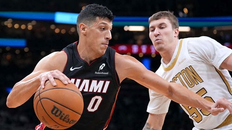 Derrick White, Celtics pull away from banged-up Heat