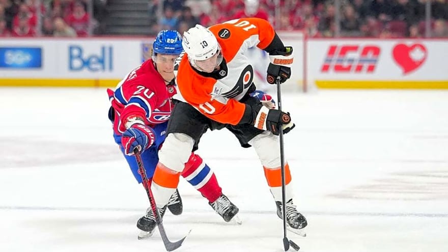 Travis Konecny helps Flyers snap 3-game skid with win vs. Canadiens