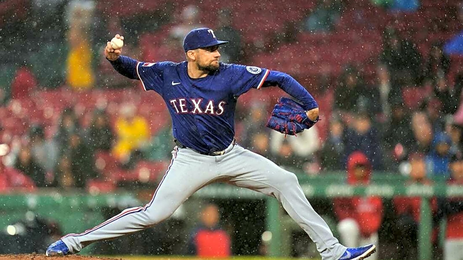 Rangers&#39; Nathan Eovaldi goes six strong to slow BoSox