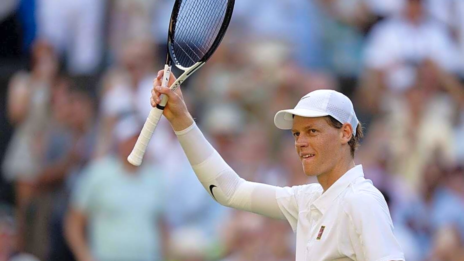 Jannik Sinner downs Carlos Alcaraz to earn first Wimbledon win
