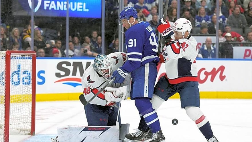 Logan Thompson, Capitals blank Leafs, maintain playoff hopes