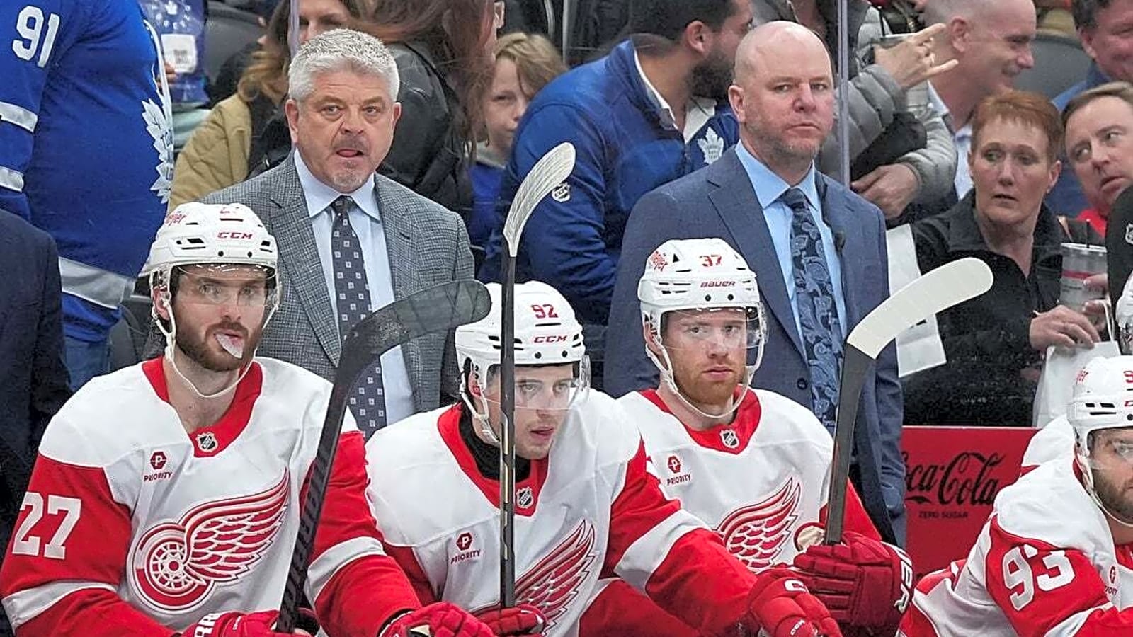 Red Wings ride youthful infusion into opener vs. Canadiens