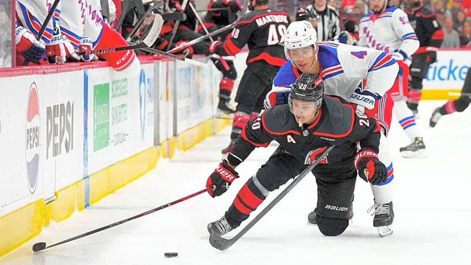 Rangers eliminated from playoff contention with loss to Hurricanes