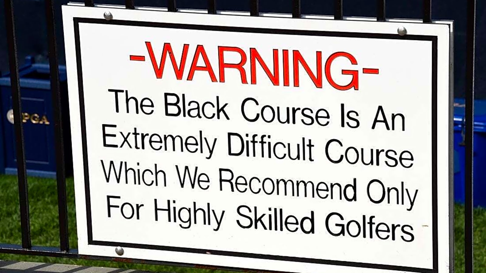Bethpage Black&#39;s iconic sign won&#39;t be seen at Ryder Cup