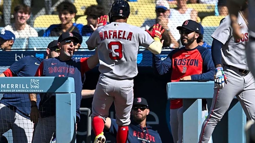 Red Sox keep rolling, hit 4 HRs to sweep Dodgers