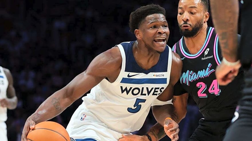 Anthony Edwards, Naz Reid lead Timberwolves past Heat