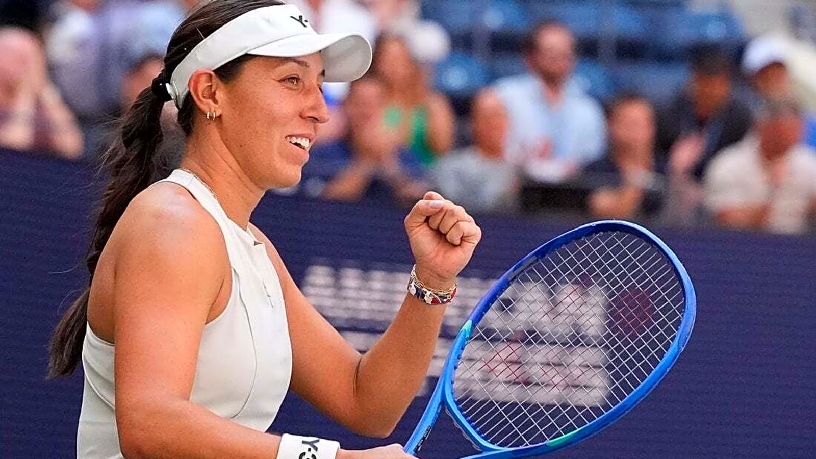 Jessica Pegula fights off three match points in Beijing