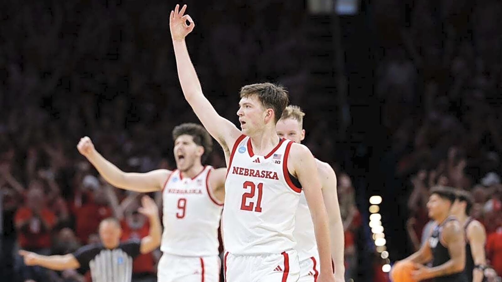 Nebraska destroys Troy for first NCAA Tournament win