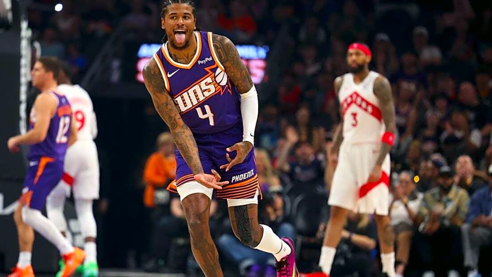 Suns rout Raptors to end 5-game skid