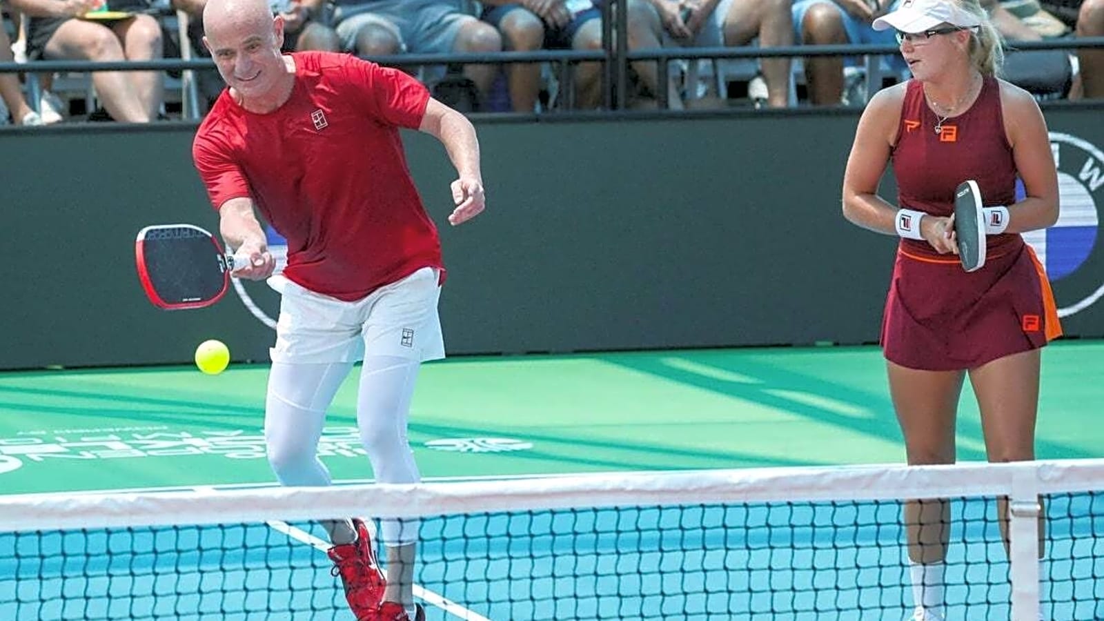 Andre Agassi wins debut in U.S. Open Pickleball Championships
