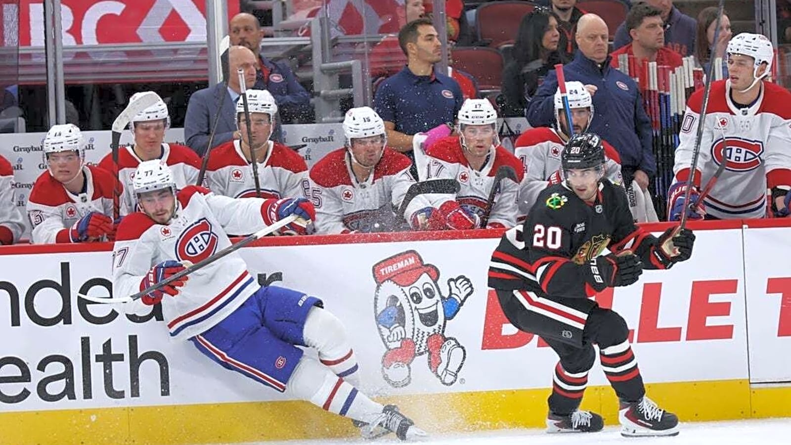 Jake Evans tallies twice, adds assist as Canadiens topple Blackhawks