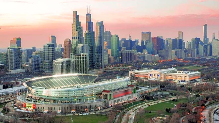 Indiana, Illinois plans for Bears' stadium both gain additional traction