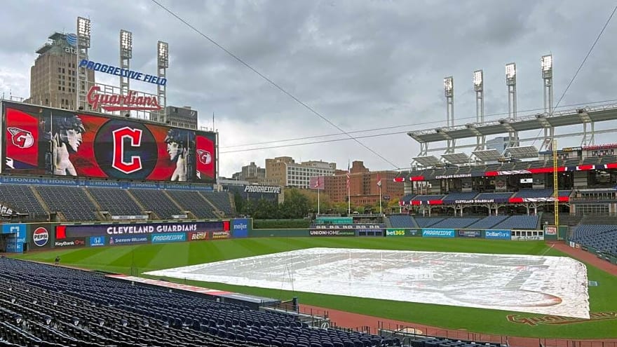 Guardians-Tigers series finale postponed by inclement weather