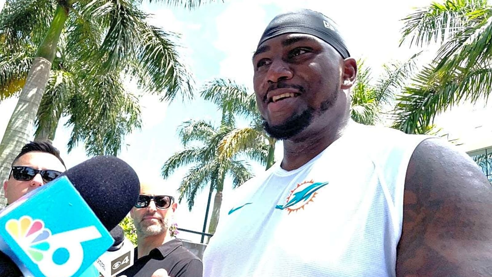 Dolphins OL Bayron Matos remains hospitalized in stable condition