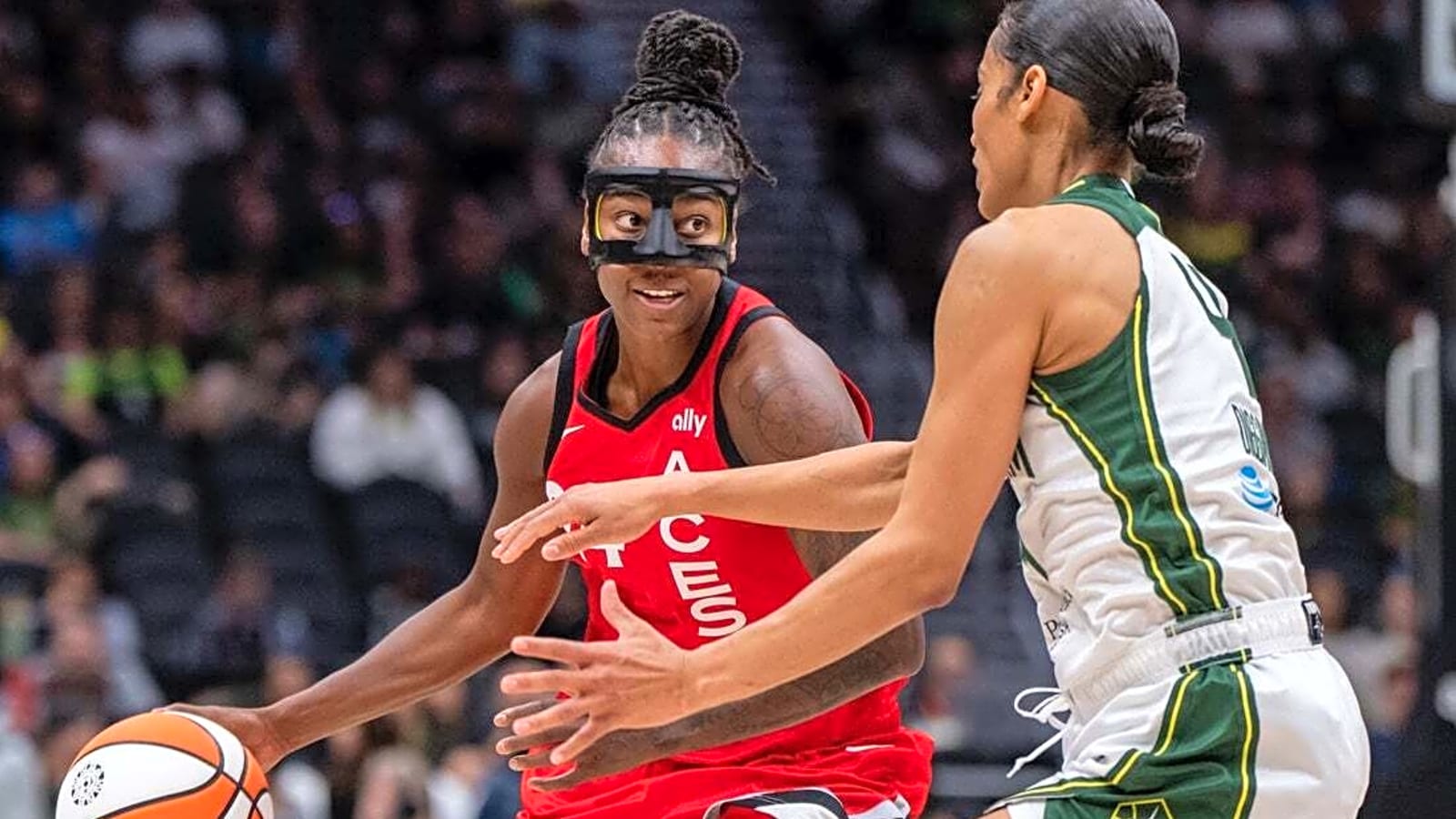 Storm crush Aces to ruin Jewell Loyd&#39;s return to Seattle