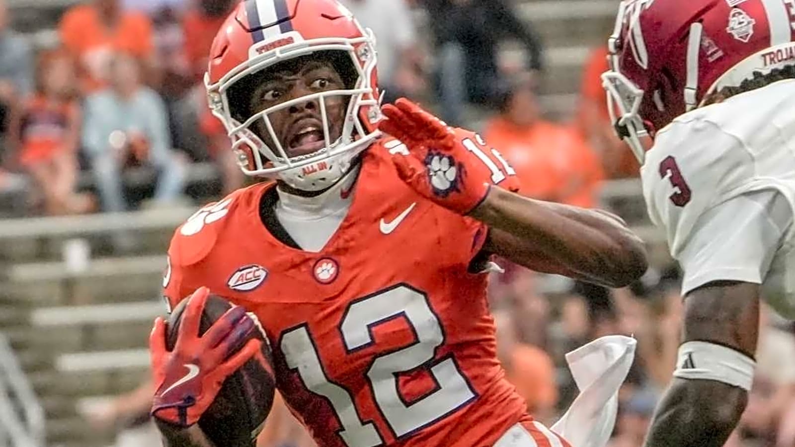 Clemson wideout Bryant Wesco hospitalized after scary punt flip