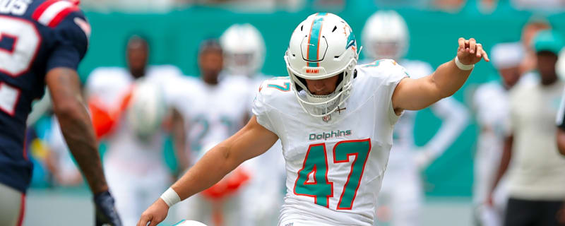 Dolphins Elevate Two Including K Riley Patterson